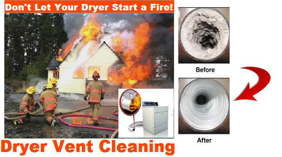 how dryer vent services can prevent clothes dryer fires.