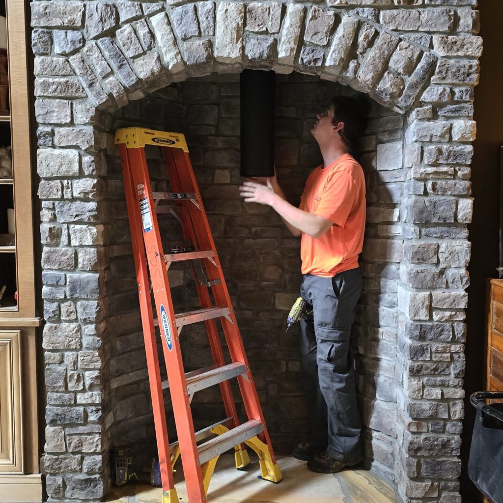 Before Wood Stove Install